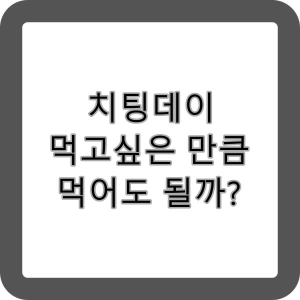 치팅데이