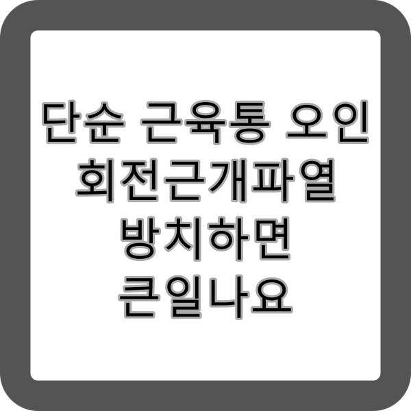 회전근개파열