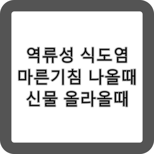 역류성식도염